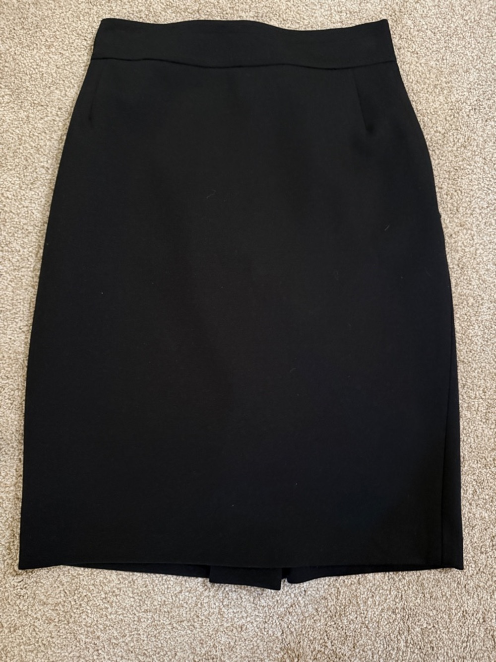 Tahari Black Tailored Pencil Skirt